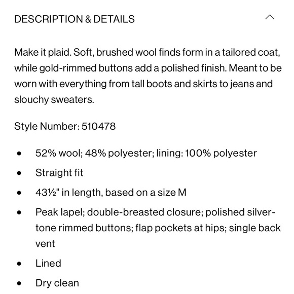 NWOT Club Monaco Jemma Plaid Coat - Picture 8 of 16